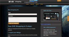 Desktop Screenshot of eve-shopping.com