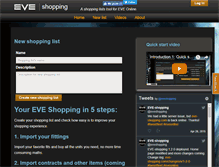 Tablet Screenshot of eve-shopping.com